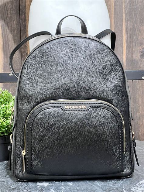 michael kors large leather backpack